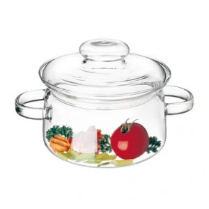 Garnek szklany z pokrywką 2 litry Simax Nyko