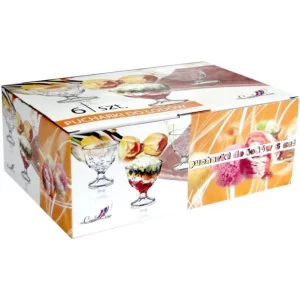 COOK LINE Pucharki do lodów 250ml kpl.6 0082