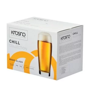 CHILL Szklanka do piwa 500 ml |  komplet 6 sztuk