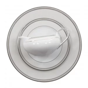 Serwis obiadowy Ćmielów YVONNE Julia | 12-osobowy 44 elementy