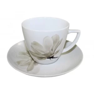 Filiżanka ze spodkiem 350 ml / 17,5 cm Lubiana - Beata Dorota Magnolia