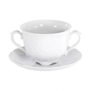 Bulionówka ze spodkiem 330 ml / 16 cm Ćmielów - Rococo
