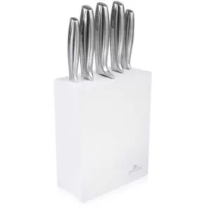 MODERN WHITE 993 Kpl. noży w bloku 5 szt