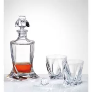 QUADRO Karafka + 6 szklanek do whisky 949391