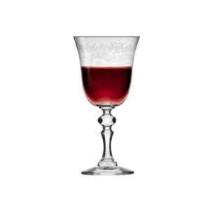 Kieliszki do wina czerwonego 220 ml KRISTA DECO | komplet 6