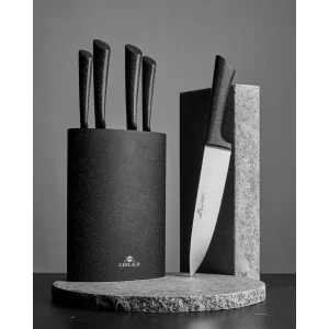 Komplet noży kuchennych w bloku Gerlach - Granitex