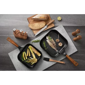 Patelnia grillowa 28cm z powłoką ceramiczną Gerlach - Natur 320R