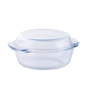 Naczynie żaroodporne okrągłe 1,7l z pokrywą - Termisil Classic