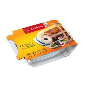 Naczynie żaroodporne 4,1l z pokrywą - Termisil Classic