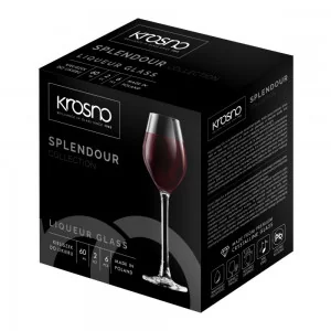 SPLENDOUR Kieliszki do wódki 60 ml| komplet 6 sztuk