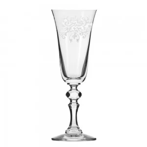 Kieliszki do szampana 150 ml KRISTA DECO | komplet 6