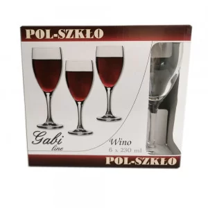 Kieliszki do wina 230ml GABI