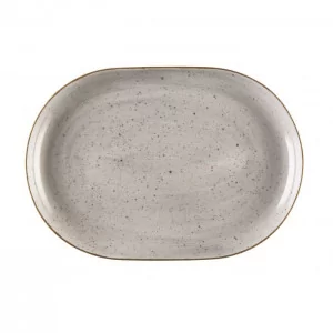 Półmisek 28cm Lubiana Ręcznie malowana Szary