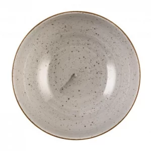 Talerz głęboki Lubiana Ręcznie malowana Szary