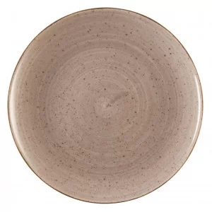 Talerz płytki 20,5cm Lubiana Ręcznie Malowana Brąz