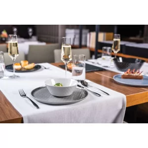 Talerz płytki 20 cm Lubiana - MARRAKESZ szary