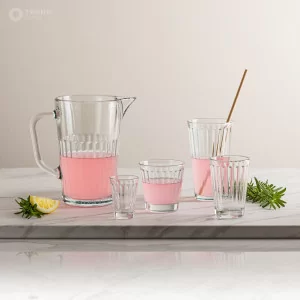 Dzbanek do napoów i szklanki ARVID