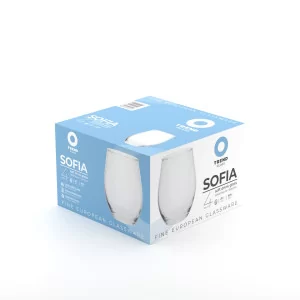 Szklanka do napojów 580 ml SOFIA | Komplet 4 szt. - opakowanie