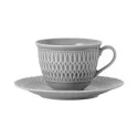 Filiżanka ze spodek 250 ml Sofia Szara