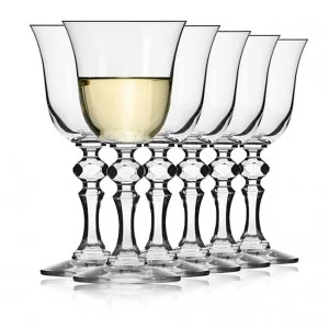 KRISTA Kieliszki do wina białego 150 ml | komplet 6 sztuk