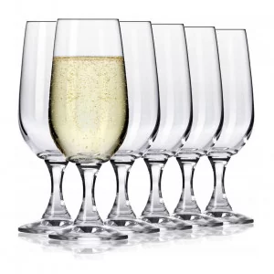 EPICURE Kieliszki do szampana 180 ml| komplet 6 sztuk