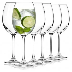 ELITE Kieliszki do wody 480 ml |komplet 6 sztuk