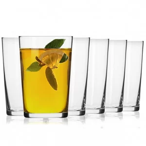 BASIC Szklanki do herbaty rozchylane 250 ml| komplet 6 sztuk