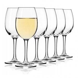 ELITE Kieliszki do wina białego 240 ml | komplet 6 sztuk