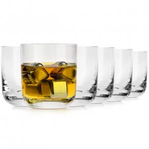 GLAMOUR Szklanki do whisky 300 ml|komplet 6 sztuk