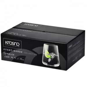 AVANT-GARDE Szklanki do napojów 380 ml | komplet 6 sztuk