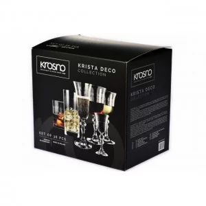 Komplet kieliszków i szklanek (36 el.) Krosno - Krista Deco