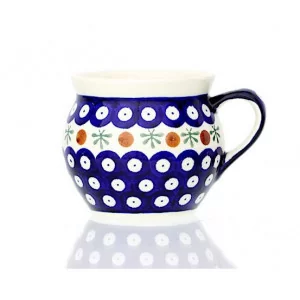 Kubek "beczułka" 320 ml dek. 41 - Bolesławiec