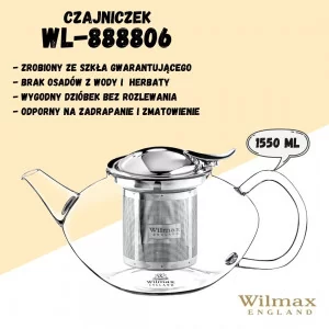 Dzbanek do zaparzania 1550 ml Wilmax