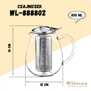 Dzbanek do zaparzania herbaty 850 ml Wilmax