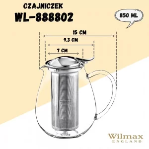 Dzbanek do zaparzania herbaty 850 ml Wilmax