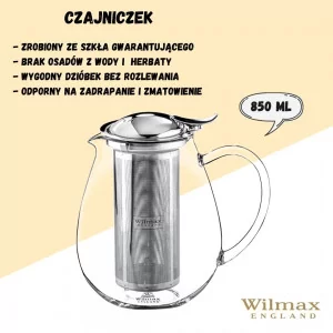 Dzbanek do zaparzania herbaty 850 ml Wilmax