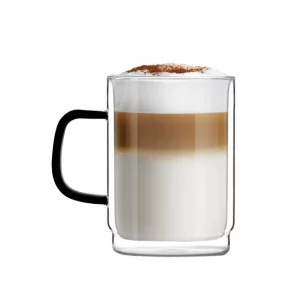 Komplet 2 szklanek z podwójną ścianką 350 ml Vialli Design - Carbon