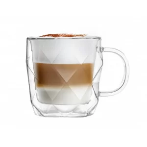 Komplet 2 szklanek z podwójną ścianką 330 ml Vialli Design - Geo