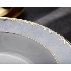 Komplet talerzy na 6 osób / 18 el Ćmielów - Astra Królewski Błękit