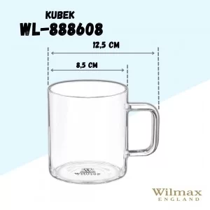 Kubek żaroodporny 500 ml Wilamx - Thermo Glass