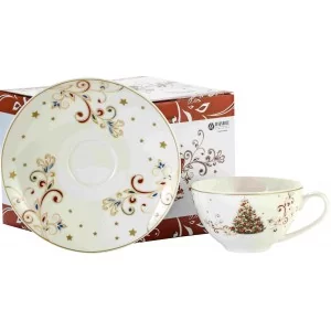 Komplet dwóch filiżanek "Jumbo" z Choinką- Marco Polo