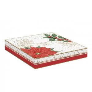 Talerz deserowy  z Gwiazdą Betlejemską 19 cm