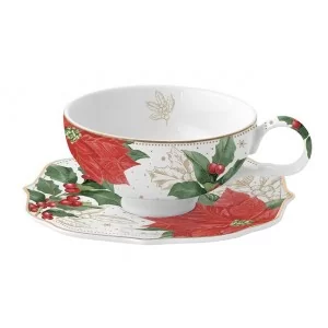 Filiżanka ze spodkiem z Gwiazdą Betlejemską 250 ml