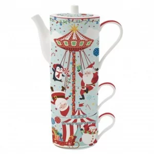 Komplet czajniczek plus dwa kubki