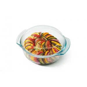 Naczynie żaroodporne okrągłe 1,7l z pokrywą - Termisil Classic