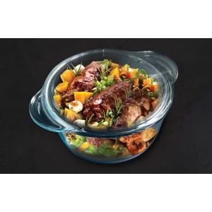 Garnek żaroodporny z pokrywką 3,5l - Termisil