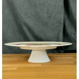Patera na ciasto porcelanowa 32 cm Karolina - Zen Wiosenna