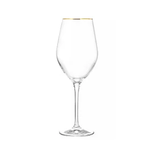 Kieliszki do wina czerwonego 300 ml (6 szt.) Krosno - Splendour Gold