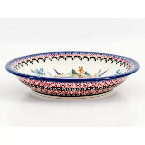Talerz głęboki obiadowy 22,5 cm dek. 149art - Bolesławiec