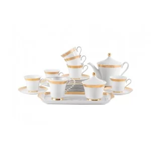 Garnitur do kawy na 6 osób (18el.) Ćmielów - Margaret G666